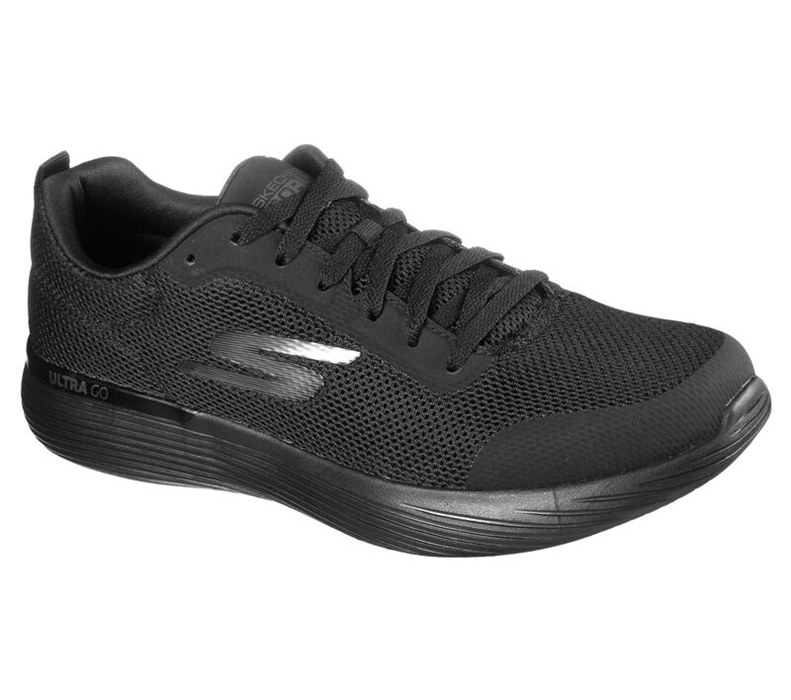 Skechers Herr Svarta Sneakers - Gorun 400 V.2 - Omega Extra Wide Fit - Sverige (ECLTO-1836)